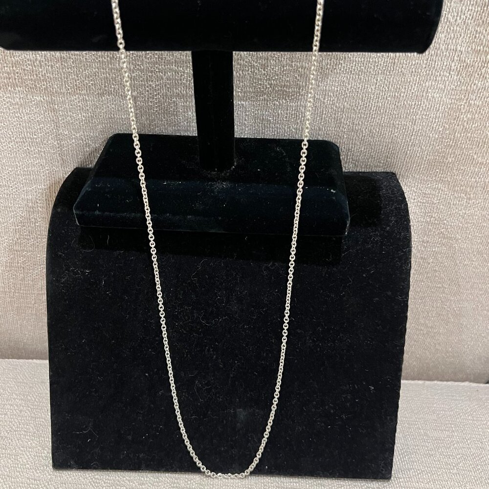Authentic TIFFANY Chain Silver 30"  Chain 1.5mm Thick